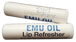 Emu oil lip refresher