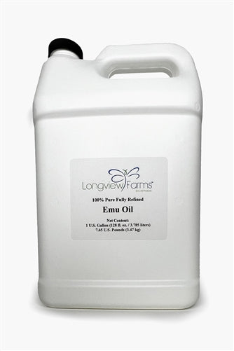 128 OZ Pure Emu Oil | Wholesale Skin & Hair Care Longview Farms 128 OZ Pure Emu Oil | Wholesale Skin & Hair Care Longview Farms