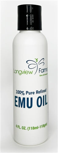 4 OZ Pure Emu Oil | Deep Moisturization & Healing Longview Farms 4 OZ Pure Emu Oil | Deep Moisturization & Healing Longview Farms